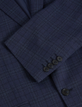 Regular Fit Check Stretch Suit Jacket