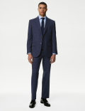 Regular Fit Check Stretch Suit Jacket