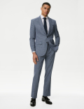 Slim Fit Puppytooth Stretch Suit Jacket