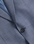 Slim Fit Puppytooth Stretch Suit Jacket
