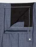 Slim Fit Puppytooth Stretch Suit Trousers