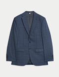 Slim Fit Check Suit Jacket