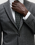 Slim Fit Puppytooth Suit Jacket