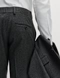 Slim Fit Puppytooth Stretch Suit Trousers
