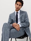 Tailored Fit Check Stretch Jacket