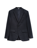 Slim Fit Textured Stretch Jacket