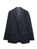 Regular Fit Textured Stretch Jacket