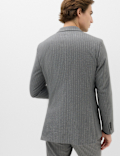 Slim Fit Pin Stripe Stretch Suit Jacket