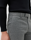Slim Fit Pin Stripe Suit Trousers