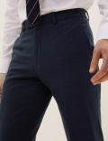 Ultimate Navy Slim Fit Pinstripe Trousers