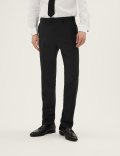 The Ultimate Black Tailored Fit Suit Trousers