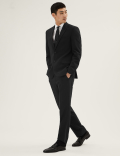 The Ultimate Black Tailored Fit Suit Trousers