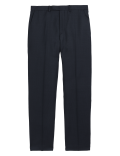 Regular Fit Pure Wool Suit Trousers