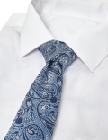 2 Pack Slim Woven Check & Paisley Ties