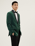 Velvet Shawl Lapel Blazer