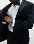 Slim Fit Velvet Tuxedo Jacket