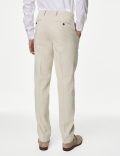 Tailored Fit Italian Performance Linen Suit Trousers