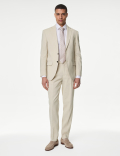 Tailored Fit Italian Linen Miracle&trade; Suit Jacket