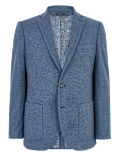 Slim Fit Textured Jacket with Stretch