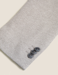 Slim Fit Textured Jacket with Stretch