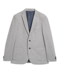 Slim Fit Textured Jacket with Stretch