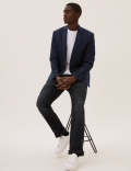Regular Fit Wool Rich Blazer
