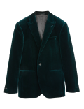 Regular Fit Cotton Velvet Blazer