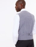 Regular Fit Checked Waistcoat