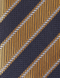 Striped Pure Silk Tie