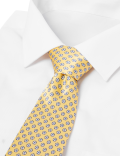 Pure Silk Football Print Tie