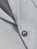 Textured Jersey Jacket with Stretch