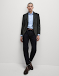 Textured Jersey Jacket with Stretch