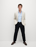 Tailored Fit Jersey Textured Blazer