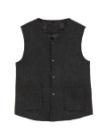 Otley Pure British Wool Textured Gilet