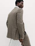 Slim Fit Striped Stretch Suit Jacket