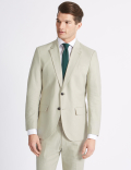 Linen Blend Regular Fit Suit Jacket