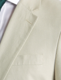 Linen Blend Regular Fit Suit Jacket