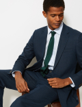 Textured Regular Fit Linen Suit Jacket
