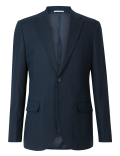 Textured Regular Fit Linen Suit Jacket