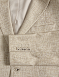 Tailored Fit Italian Linen Blend Twill Blazer