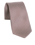 Check Pure Silk Tie