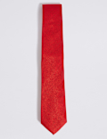 Textured Pure Silk Tie