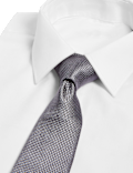 Textured Pure Silk Tie
