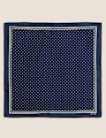 Pin Dot Pure Silk Pocket Square
