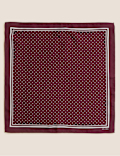 Pin Dot Pure Silk Pocket Square