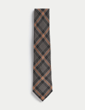 Check Wool Rich Tie & Handkerchief Set