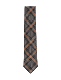 Check Wool Rich Tie & Handkerchief Set