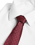 Polka Dot Pure Silk Tie'