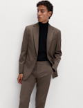 Tailored Fit Sateen Stretch Tuxedo Jacket