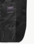 Black Textured Skinny Fit Jacket